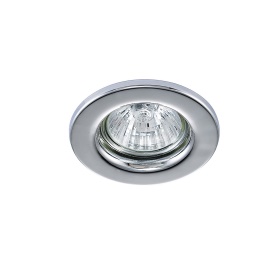 D0036  Hudson GU10 Fixed Downlight, Cut Out 60mm Polished Chrome